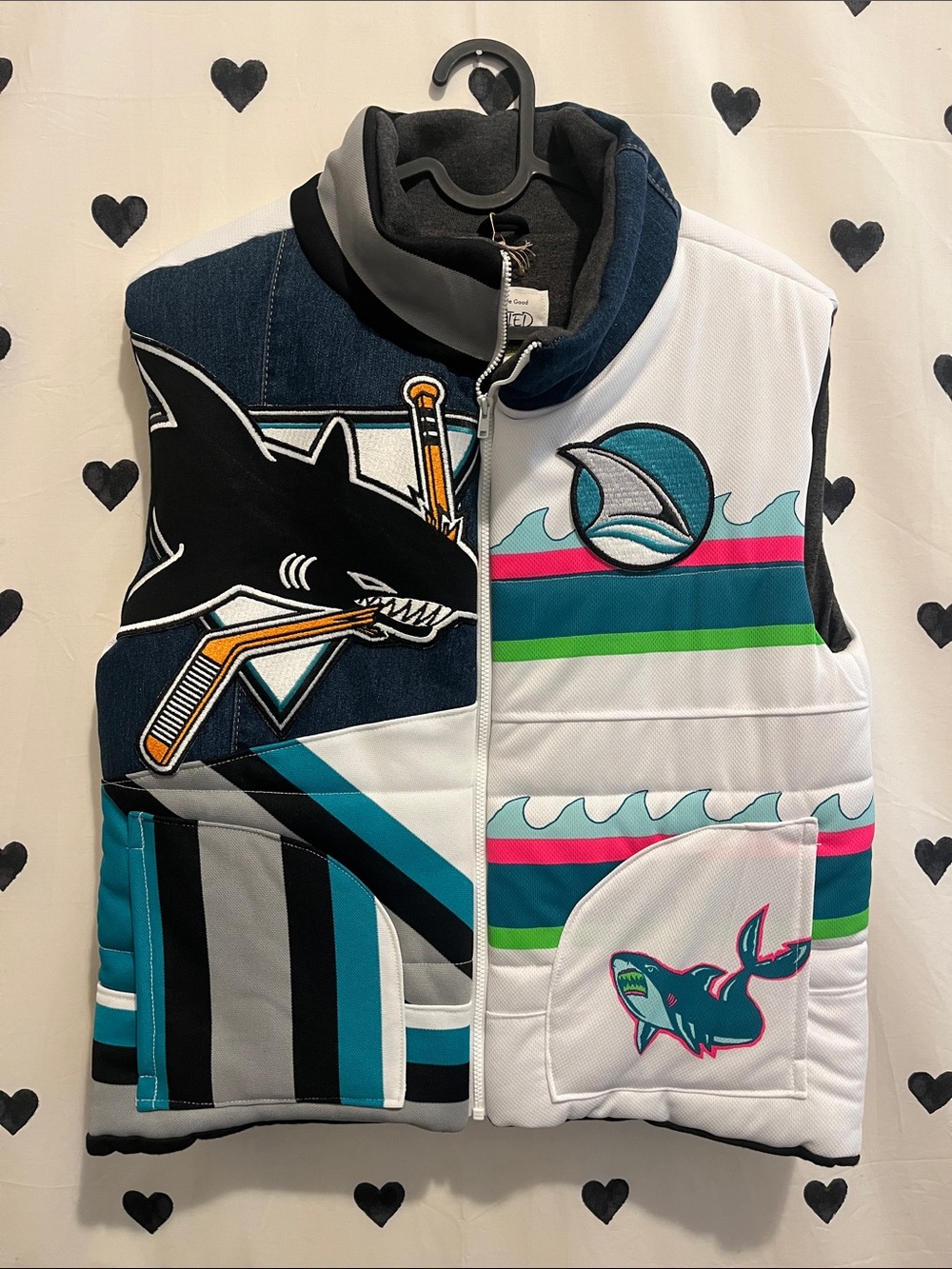 Custom Sharks Vest